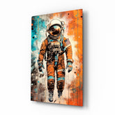 Astronaut Glass Wall Art || Designer Collection.